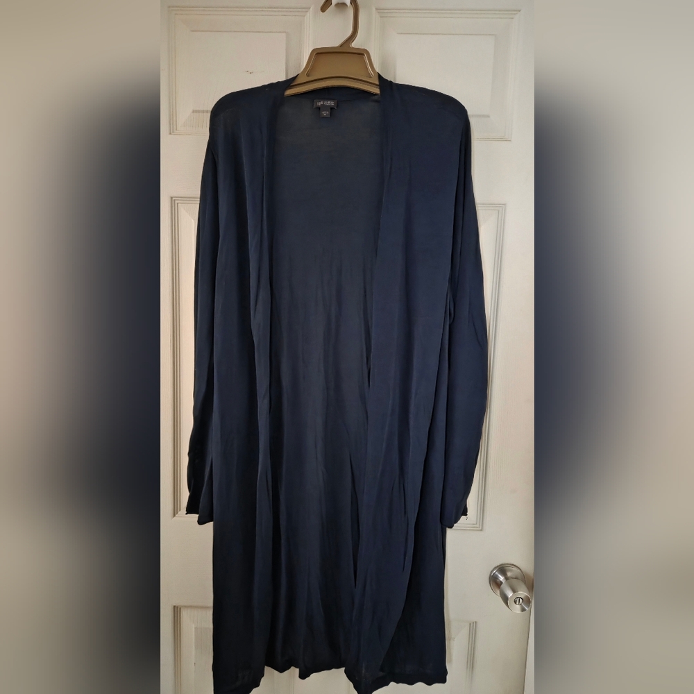 J.Jill Navy Blue Long Cardigan XL